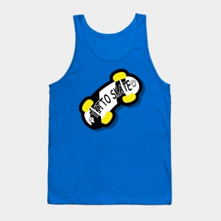 Skateboard sport illustration Tank Top